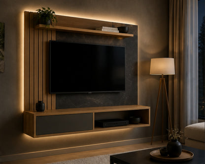 Rack flotante moderno