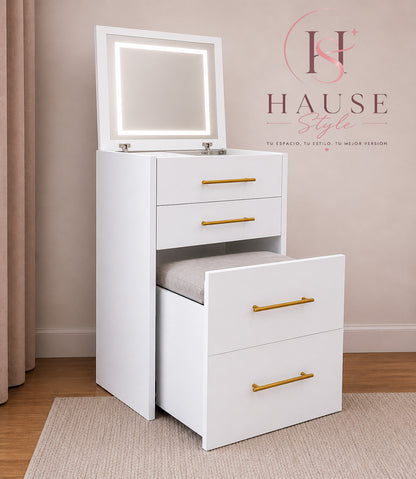 Tocador con Luz LED Premium - HauseStyle